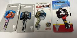 keys blank pixar -disney star wars , others pick - $5.93+