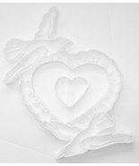 Dove Love Birds With Heart Wedding 7.5 Inch Pie Top Topper Cutter USA PR... - £15.97 GBP