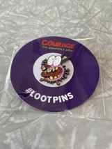 Courage Cowardly Dog Loot Crate Metal Pin- Exclusive. Factory Sealed New - $9.74