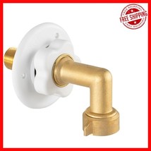 Brass RV Water Fill Inlet with Check Valve &amp; Hose Elbow - Made in USA - $40.73