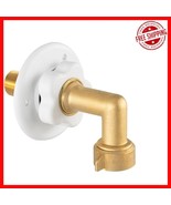 Brass RV Water Fill Inlet with Check Valve &amp; Hose Elbow - Made in USA - $746.91 MXN