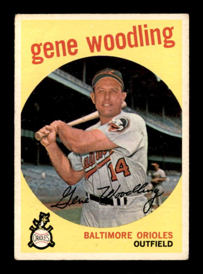 Vintage 1959 Topps #170 Gene Woodling VGEX   - $9.50