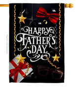 Happy Father&#39;s Day - Impressions Decorative House Flag H137369-BO - £29.48 GBP