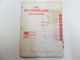 1970 Evinrude 115 HP STARFLITE Model 115083 Service Shop Manual OEM - £12.60 GBP