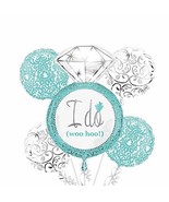 Robins Egg Blue Wedding Bouquet Of Balloons - $7.69