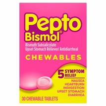 Pepto Bismol Pepto-Bismol Chewable Tablets, 30 ct, - $8.90