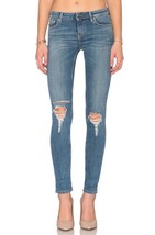 IRO Paris Womens Jeans Nikky Elastic Ripped Blue Size 31W - £72.07 GBP