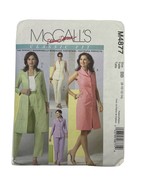 McCalls Classic Fit Sewing Pattern M4877 Size BB (8-10-12-14) Wardrobe S... - $9.21 CAD