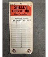 Vintage Skelly Furnace Fuel Oil Usage Paper Log Service Gas Gallonage Re... - $17.01 CAD