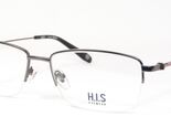 H.I.S Por MPG HT4335 003 Gunmetal /Rojo Marco De Gafas ÚNICO HIS 53-16-1... - $86.11