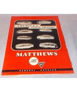 Matthews Boat Cruisers 1937 Dealer Sales Catalog Brochures Original Port... - £39.87 GBP