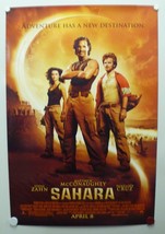 SAHARA 2005 1-Sided Steve Zahn, Matthew McConaughey, Penelope Cruz-One S... - $19.79