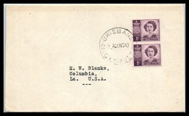 1947 AUSTRALIA Cover - Brisbane to Columbia, Louisiana USA R4 - £2.22 GBP