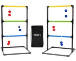 GoSports Ladder Toss Indoor &amp; Outdoor Game Set with 6 Soft Rubber Bolo B... - £47.91 GBP