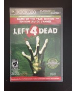 LEFT 4 DEAD Game Of The Year Edition XBOX 360 Platinum Hits Complete V G... - £15.41 GBP