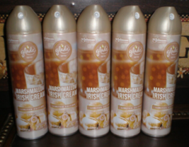 (5) Glade Marshmallow Irish Cream Air Freshener Room Spray - £17.40 GBP