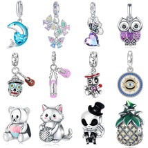 Butterfly Animal Series Halloween Charms Fit CHARM Original Bracelets Charm Bead - £10.42 GBP