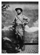 John S. Mosby Confederate Civil War Rebel In Uniform Csa 5X7 Photo - £6.34 GBP