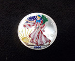 2000 AMERICAN SILVER EAGLE, BEAUTIFUL COLORIZED LADY LIBERTY, 1 0z. 0.99... - $38.61