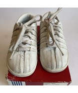 K-Swiss Classic Triple White Infant Baby Casual Sneakers Shoes 20100 Size 6 - $5.69