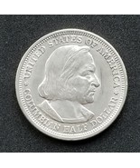 USA SILVER HALF DOLLAR 1892 COLUMBIAN EXPOSITION aUNC CONDITION silver COIN - $1,148.01 MXN