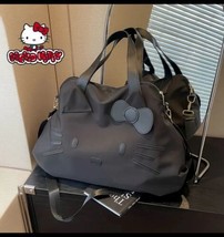 Black Hello Kitty Large Capacity One Shoulder Crossbody Bag Tote Bag Tra... - $28.00