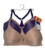 Warner's Bra Wirefree Front Close Racerback Play It Cool Moisture Wicking RM4281 - £37.14 GBP - £38.63 GBP