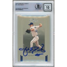 Jake Peavy San Diego Padres Signed 2005 Donruss Classics 61 BAS BGS Auto 10 Slab - £80.12 GBP