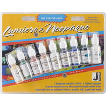 Jacquard Lumiere/Neopaque Pack .5oz 9/Pkg- - £20.20 GBP