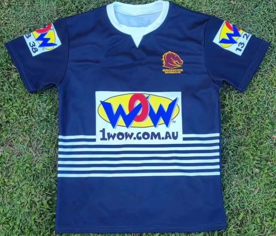 1992-1998 Brisbane Broncos Retro Jersey 2023 Brisbane Broncos Indigenous Jersey  - £172.83 GBP