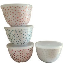 Pioneer Woman ~ Eight (8) Piece ~ Prep Bowl Set ~ Melamine ~ Polka Dot P... - €29,96 EUR