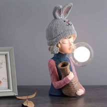 interoknack Cute Cartoon Bubble Sweater Girl Table Lamp, Princess Bedroo... - $3,678.44 MXN