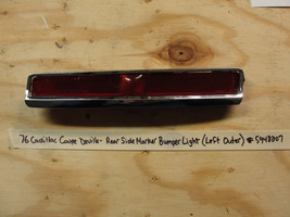 Oem 76 Cadillac Coupe De Ville Rear Side Marker Bumper Light (Left Outer) 5948207 - £39.56 GBP