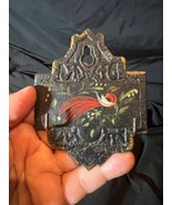 Antique Cast Iron Decorative Hand Painted Red Bird Key Rack Holder Wall ... - $56.14 CAD