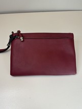 Alfani Bangle Wristlet Womens One Size Winter Wine Red Clutch New Without Tag - £7.46 GBP
