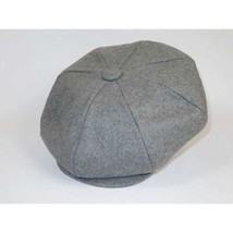Mens Fashion Classic Flannel Wool Apple Cap Hat by Bruno Capelo ME907 Gray image 3