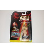 Hasbro 1998 Star Wars Episode I Qui-Gon Jinn Figure w/Commtech Chip NEW - $13.70 CAD
