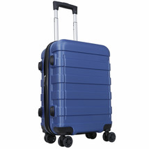 21" Expandable Travel Bag Spinner Easy Carry-On Luggage Suitcase Spinner Wheels - £62.03 GBP