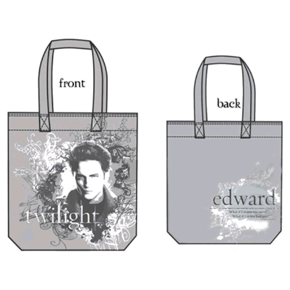 Twilight Tote Bag Edward Cullen (Vector Grey) - $24.18
