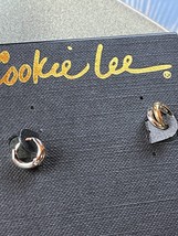 Cooke Lee Dainty SIlver &amp; GOldtone Split HOOP Earrings for Pierced Ears – - £9.04 GBP