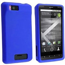 Silicone Skin Case for Motorola Droid X - Blue - £11.00 GBP