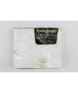 NOS Vtg 70s Springmaid No Iron Percale Wondercale Floral Twin Fitted She... - $834.18 MXN