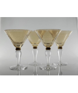 Tommy Bahama Amber Cocktail Stemware | Set of Four Martini, Margarita Glasses - £124.84 GBP