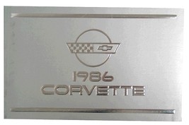 1986 Corvette Manual Owners - $86.63