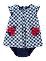 Child of Mine by Carter&#39;s Baby Girl Ladybug Bodysuit Dress - £13.36 GBP