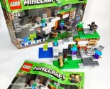 Complete! LEGO Minecraft The Zombie Cave 21141 with Box and Manual - $18.99