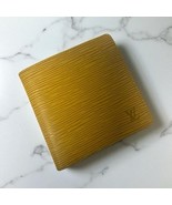 Authentic Louis Vuitton Bifold Wallet Yellow Leather - €110,42 EUR