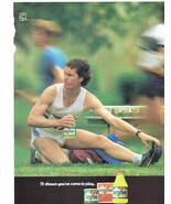 1983 Gatorade Sports Drink Print Ad Vintage Running 8.5&quot; x 11&quot; - $27.05 CAD