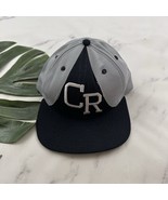 New Era Vintage 80s CR Baseball Hat One Size Snap Back Gray Black Pro Model - $481.90 MXN