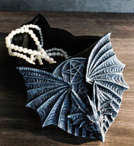 Winged Mystic Dragon Pentagram With Celtic Knotwork Decorative Jewelry Box - £19.28 GBP